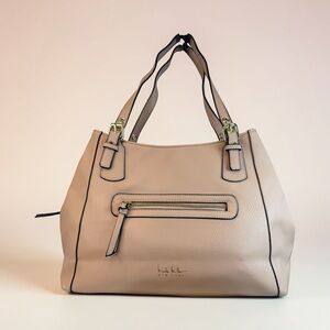 Nicole Miller New York Petal Pink Katie Zip Shoulder Bag